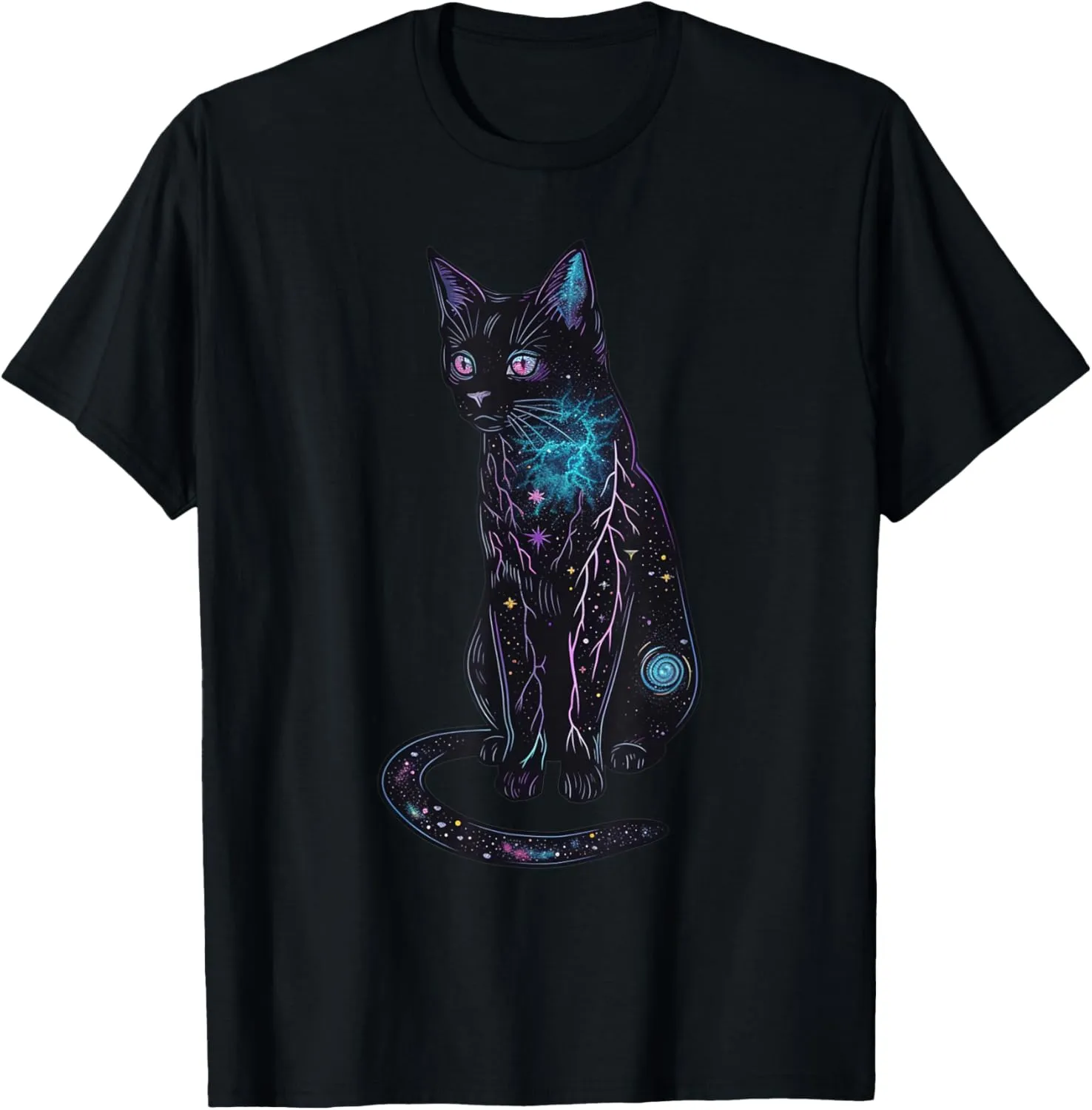 Cat Graphic With A Cute Kitty Animal Face For Pet Lovers T-Shirt