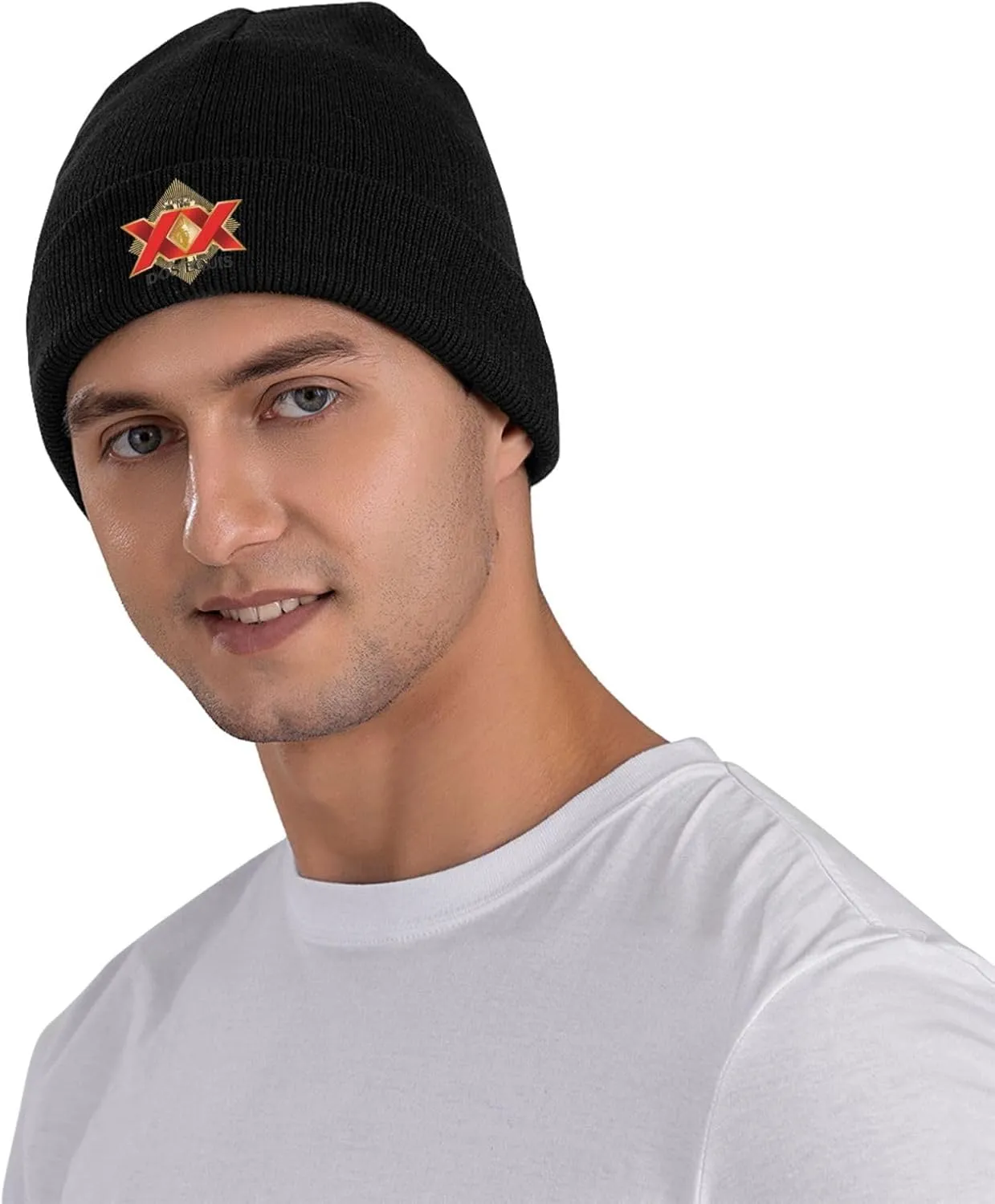 Cerveza Xx Dos Equis Logo Classic Warm Winter Knit Cap Fleece Lined Beanie Hat