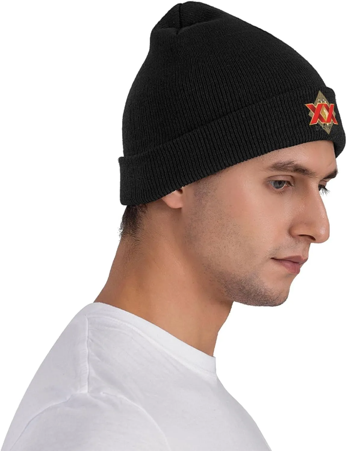 Cerveza Xx Dos Equis Logo Classic Warm Winter Knit Cap Fleece Lined Beanie Hat