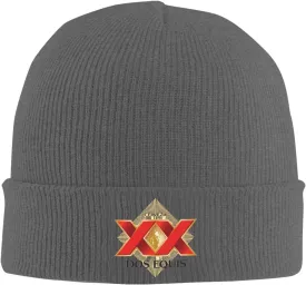 Cerveza Xx Dos Equis Logo Classic Warm Winter Knit Cap Fleece Lined Beanie Hat