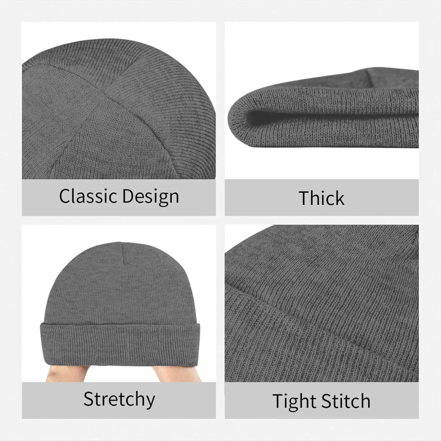 Cerveza Xx Dos Equis Logo Classic Warm Winter Knit Cap Fleece Lined Beanie Hat