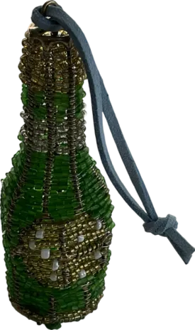 Daylesford Champagne Green Beaded Christmas Tree Decoration