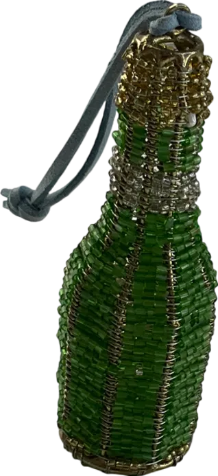 Daylesford Champagne Green Beaded Christmas Tree Decoration