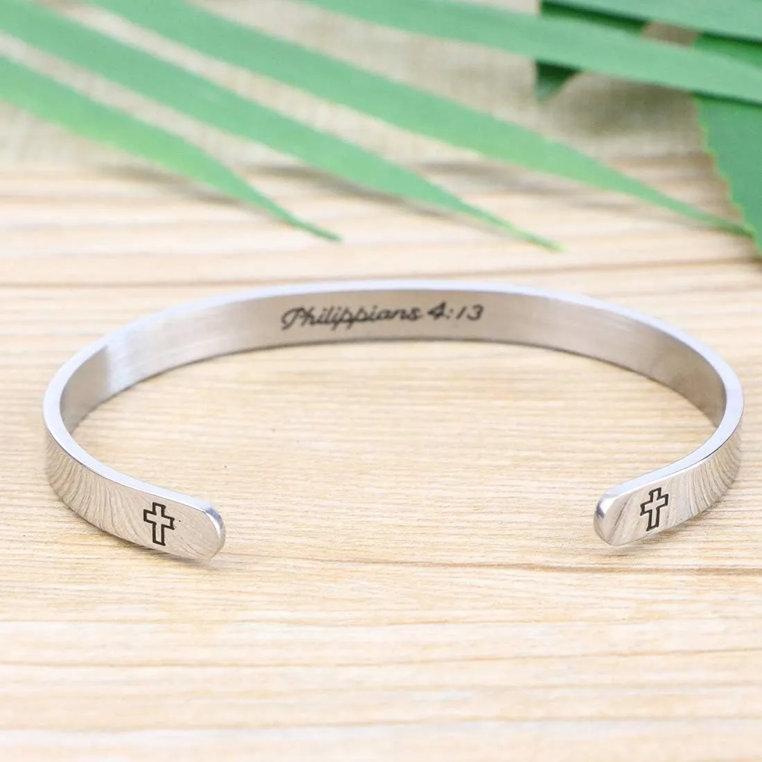   for  Inspirational Gifts Bible Verse Religious Faith Jewelry Cuff Bracelet Mothers Day Christmas Birthday Jewelry for Her Mother Daughter