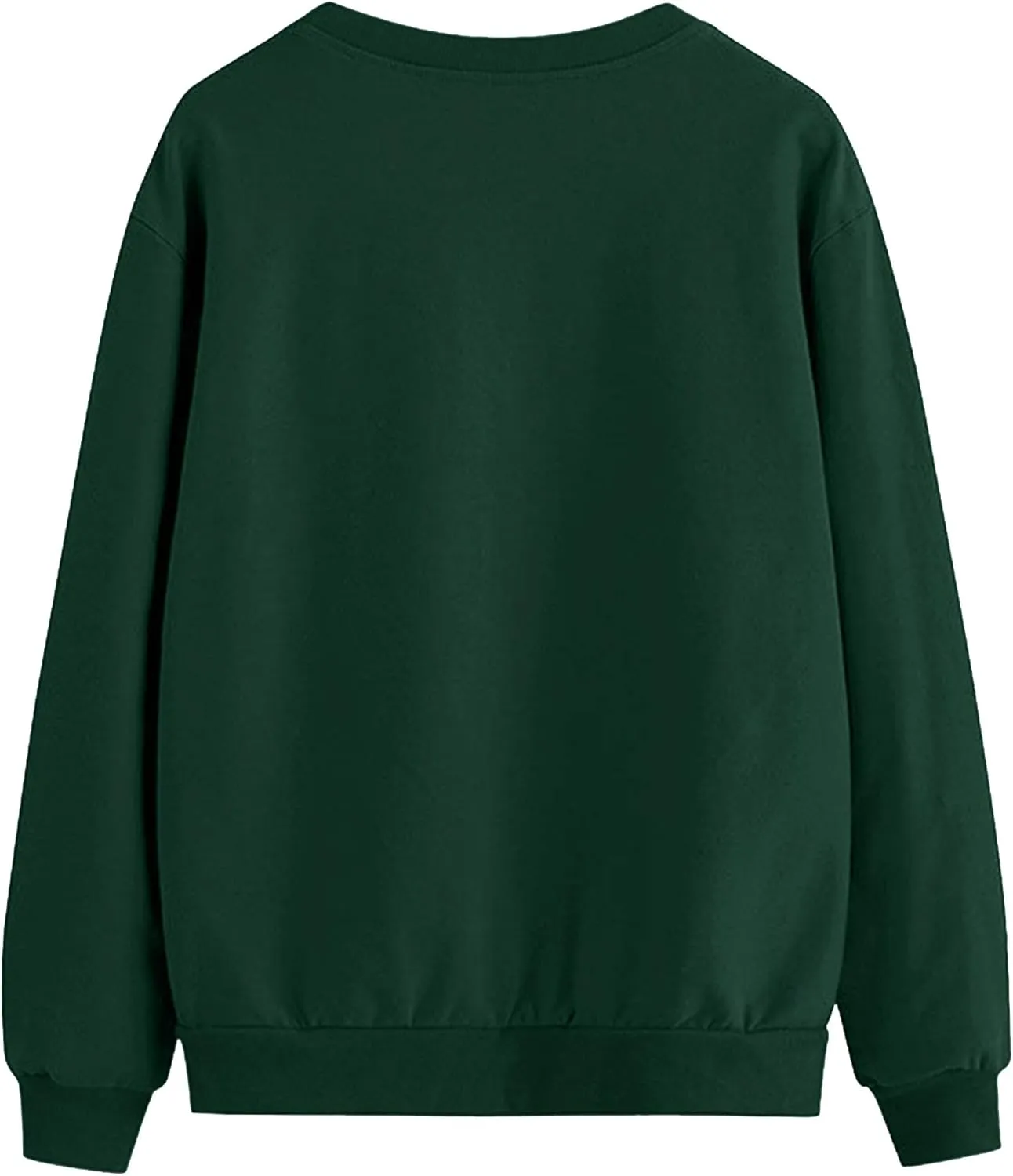 LHBNK Merry Christmas Sweatshirts HoHoHo Christmas Shirt Women Funny Santa Print Graphic Tee Casual Long Sleeve Blouse Tops