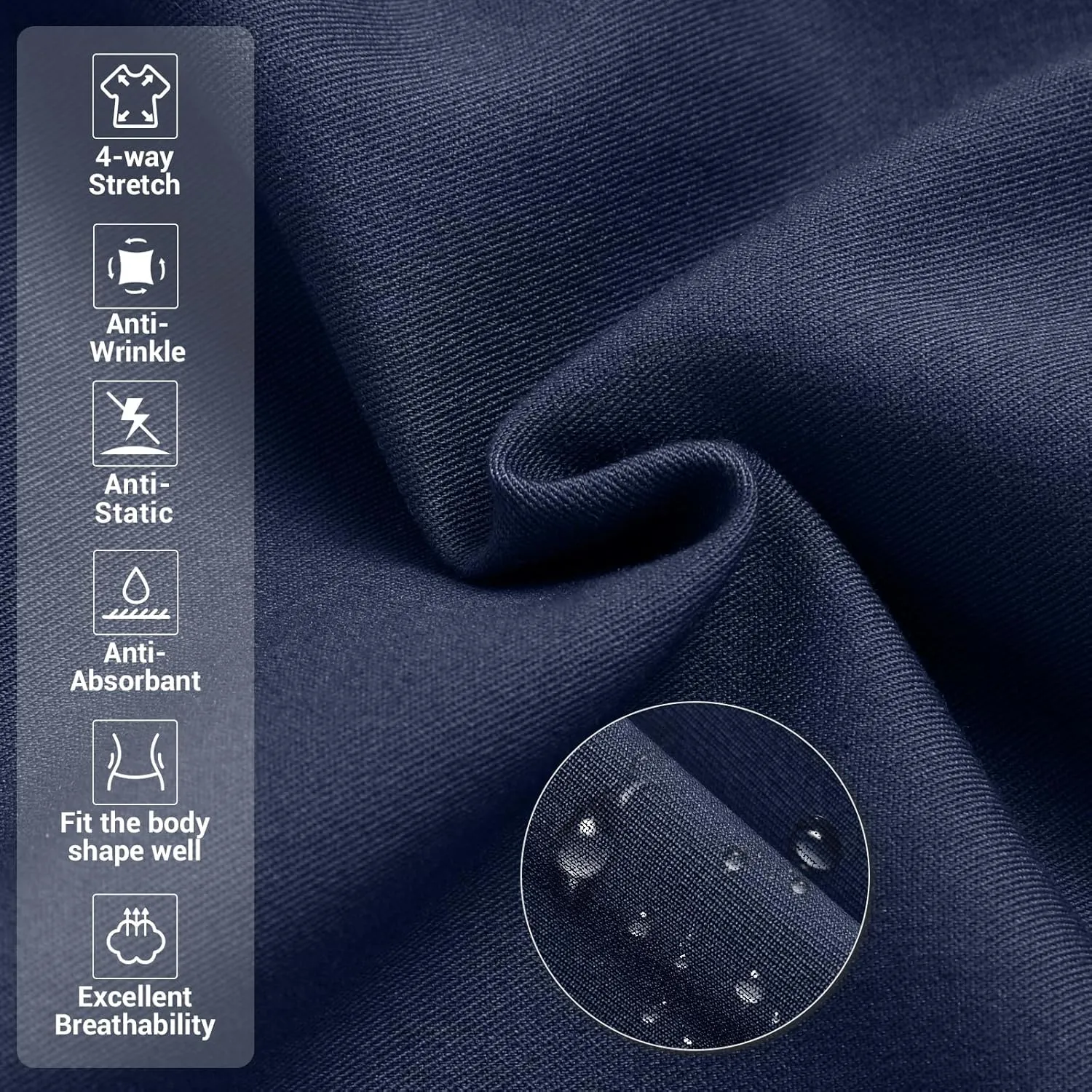 Medical Scrub Pants for Women Jogger Scrub Pants with 5 Pockets Drawstring Cargo Pants Mid-Rise Womens Scrubs Pant