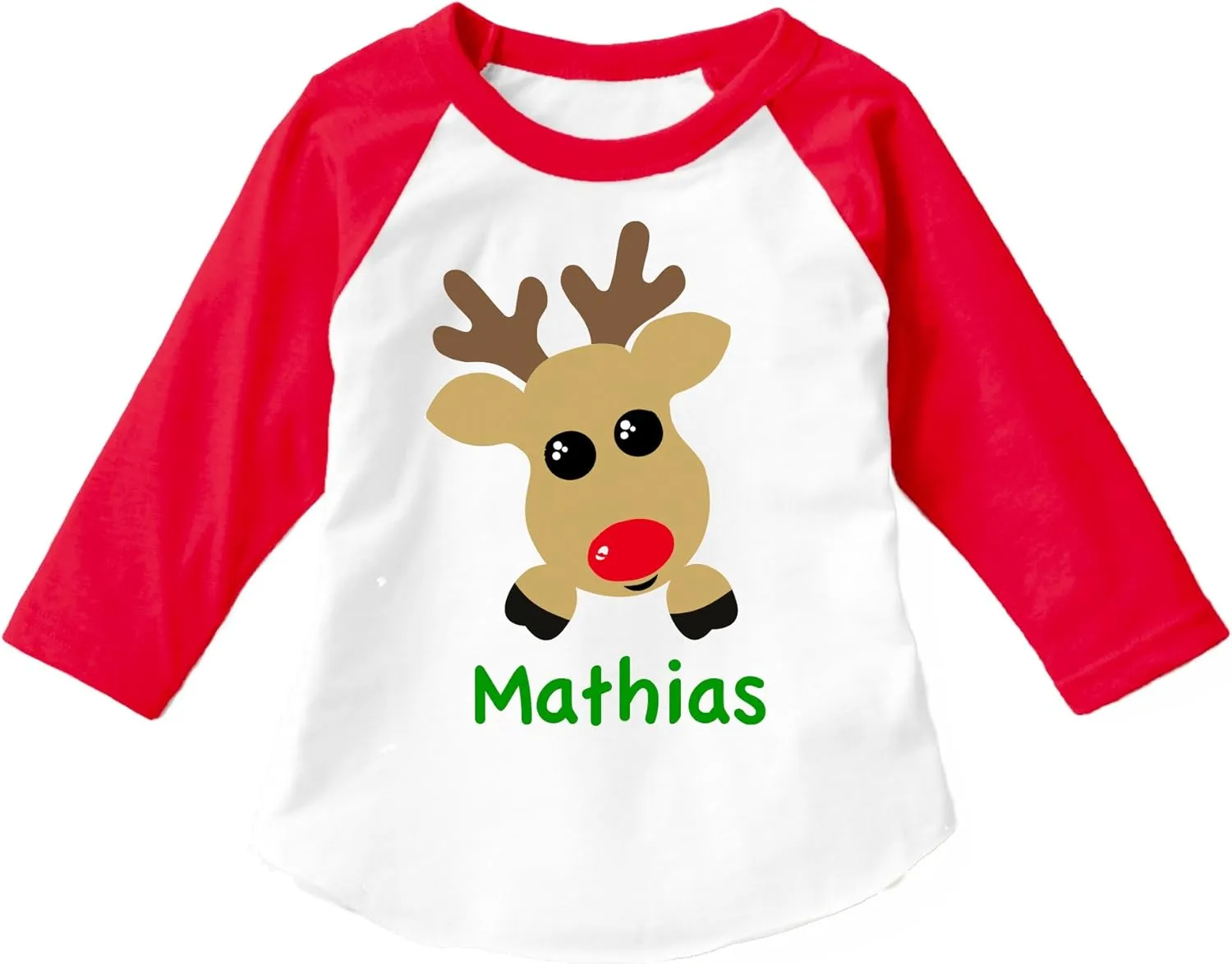 MiMa | Apparel Family Matching Christmas shirt, Personalised Family TShirt Reindeer Christmas Matching Sweatshirts, Ugly Christmas Sweater (6T, BOY-Reindeer)