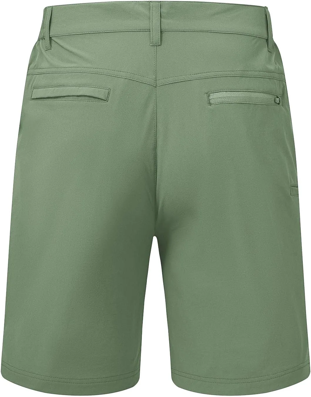 TBMPOY Men's Shorts Golf 9" Casual Elastic Waist Quick Dry Flat Front Travel Shorts with 5 Pockets