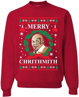 Wild Bobby Merry Chrithmith Ugly Christmas Sweater Unisex Crewneck Graphic Sweatshirt